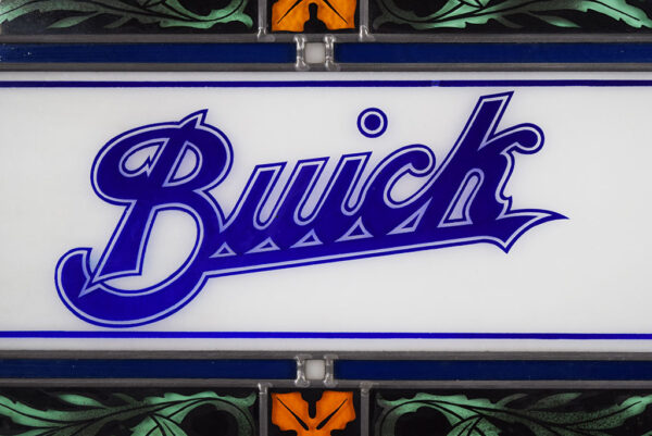1976 Buick Dealership Stained Glass Window Panel Cabinet - Image 13