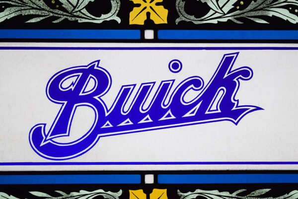 1976 Buick Dealership Stained Glass Window Panel Cabinet - Image 4