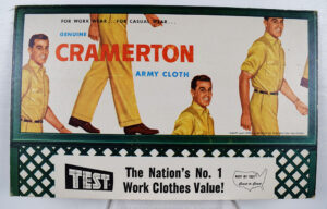 Cramerton Army Clothing Easel Back Billboard Sign