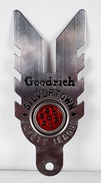 Goodrich Silvertown Safety League Tag Topper With Reflector