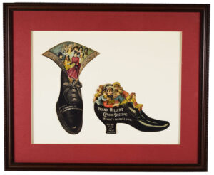William Hengerer And Frank Miller Die Cut Shoe Handout Ads