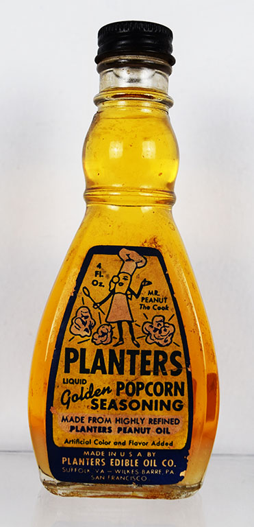 Planters Liquid Golden Popcorn Seasoning Peanut Oil Bottle