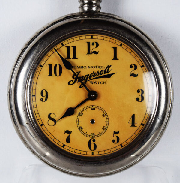 Jumbo Ingersoll Pocket Watch Store Display Clock - Image 3