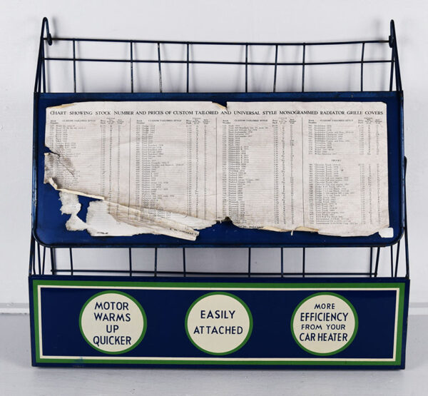 Thomas Monogrammed Radiator Grille Covers Metal Display Rack - Image 7