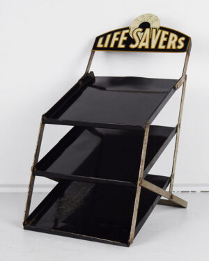 Life Savers Candy Metal Rack Counter Display Die Cut Topper