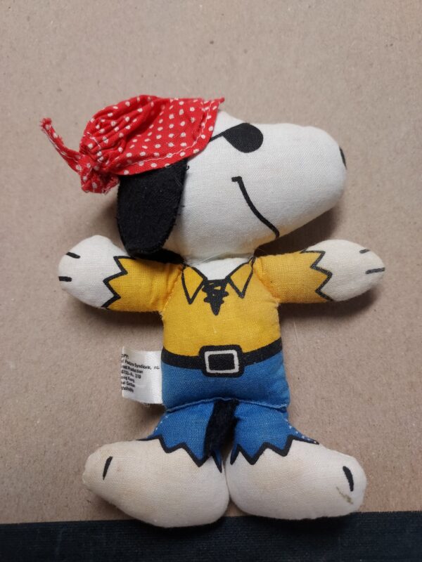 Snoopy Pirate Soft Toy 1960