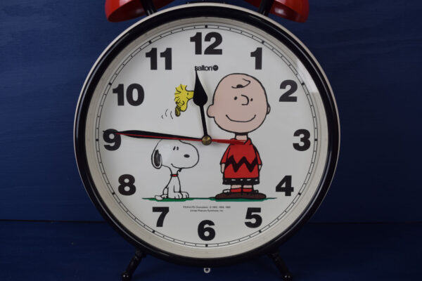 Two Peanuts Snoopy Salton Alarm Clocks Woodstock - Image 3