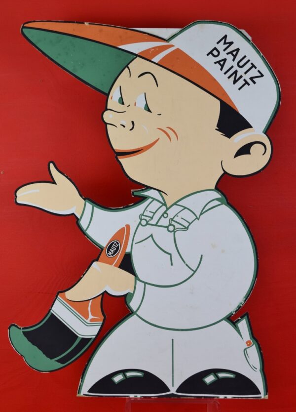 Mautz Paint Die Cut Cardboard Easel Back Display