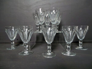 12 Heisey Colonial Stem Glasses Child Size