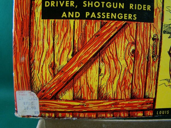 Marx Wells Fargo Stage Coach Model Kit Mint In Box - Image 7