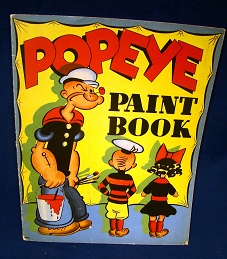 Popeye Paint Book 1937