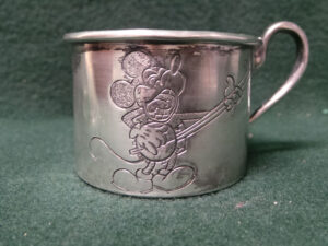 1930s Mickey Mouse Playing Banjo Child's Cup