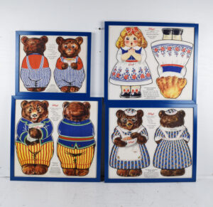 Kellogg's Goldilocks & The Three Bears Cloth Doll Set Framed