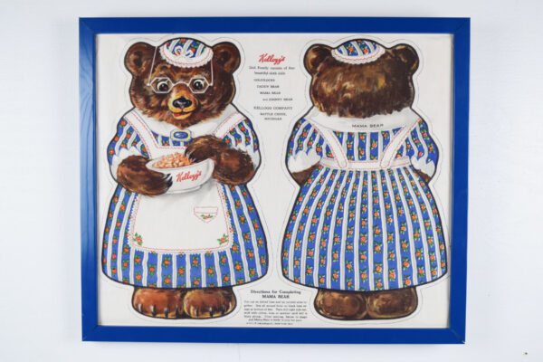 Kellogg's Goldilocks & The Three Bears Cloth Doll Set Framed - Image 4