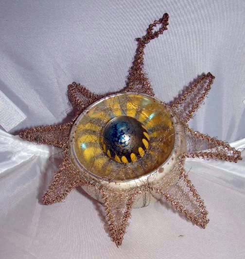 Tinsel Victorian Christmas Ornament