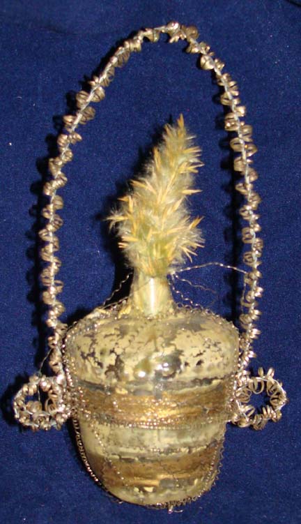 Christmas Victorian Tinsel Ornament