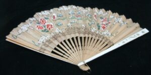 1910 C D Kenny Grocer Folding Fan Paper Oriental