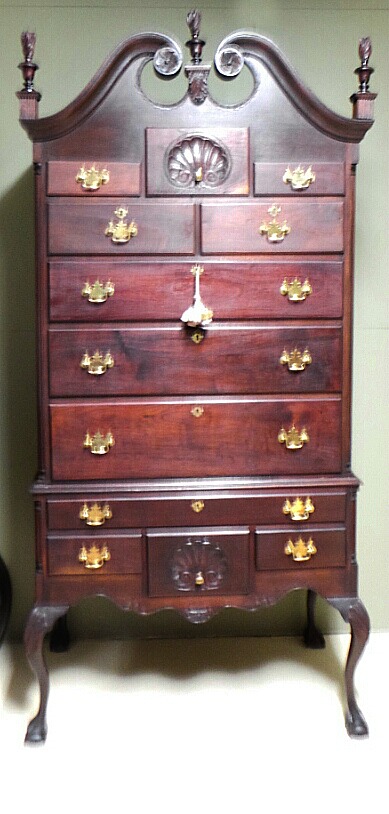 Highboy Walnut Chest of Drawers Centennial