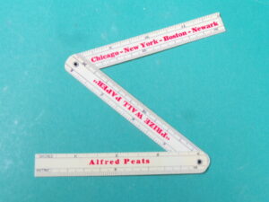 Folding Ruler Wallpaper Advertising Calendar