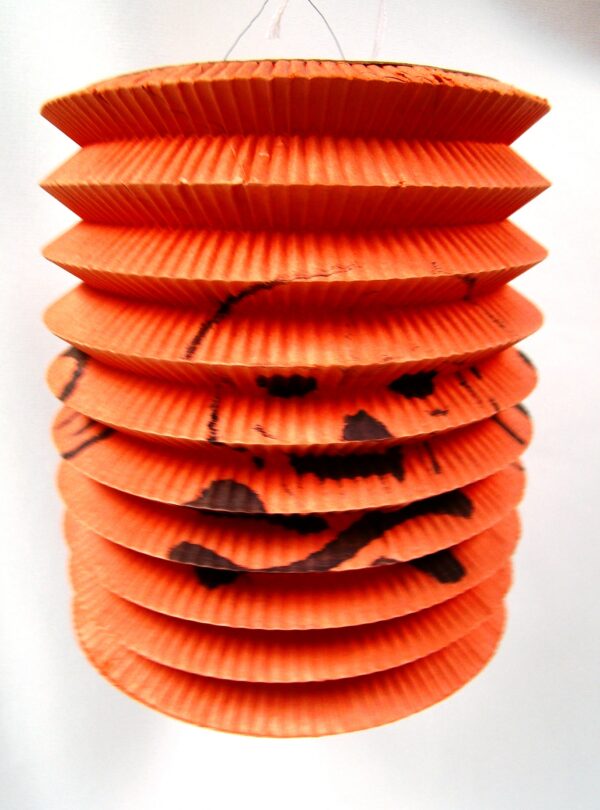Paper Lantern Halloween Pleated Crepe