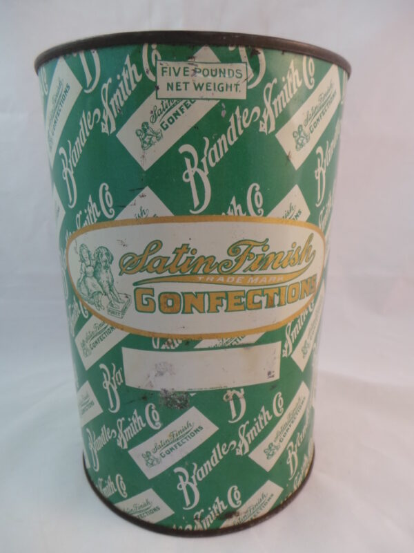 Candy Tin Brandle and Smith Confection
