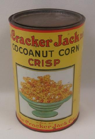 Cracker Jack Tin Coconut Corn Crisp 1 lb