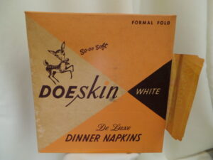 Dinner Napkins Doeskin 1956