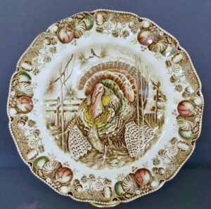 Johnson Bros. His Majesty Dinner Plate Tom Turkey