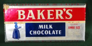 Bakers Milk Chocolate Display Candy