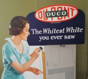 DuPont Duco Paint Advertising Display Cardboard
