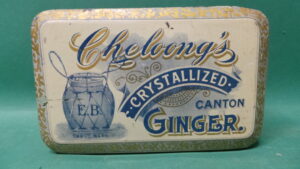 Ginger spice tin Cheloongs Crystallized
