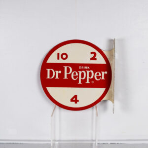 Dr Pepper 10 2 4 Double Sided Metal Flange Sign 12 Inch
