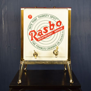 Rasbo Rasberry Shrub Porcelain Faced Soda Fountain Dispenser