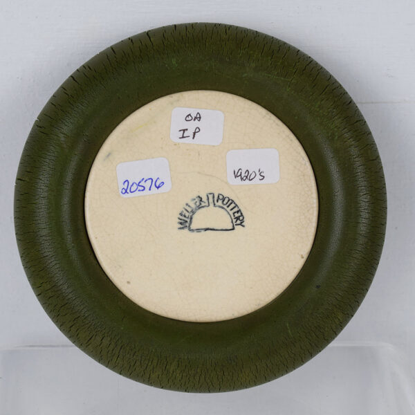 The Falls Evergreen Tire Tube Ashtray Weller Pottery 1920s