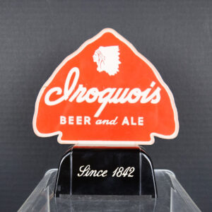 Iroquois Beer And Ale Counter Top Light Up Sign Indian Head