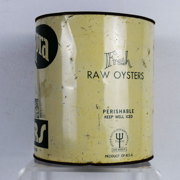 OceanSpra Brand Salt Water Oysters One Gallon Tin Can