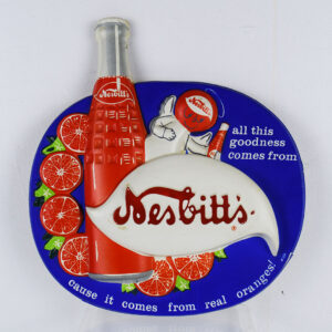 Nesbitt's Orange Soda Plastic Blow Mold Vacuum Form 3D Sign