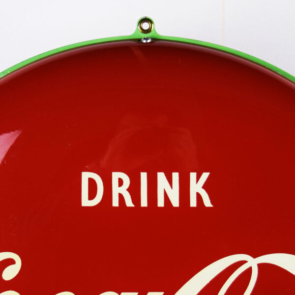 Rare Coca Cola Button Flange Sign With Drugs Privilege Panel