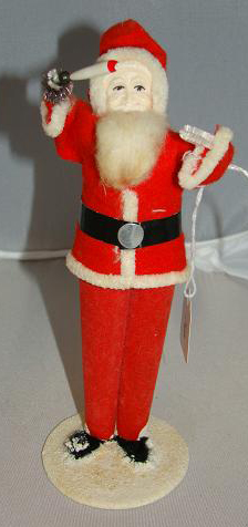 Christmas Santa Claus Celluloid Face