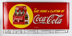 Take Home A Carton Of Coca Cola Metal Bag Rack 1930s