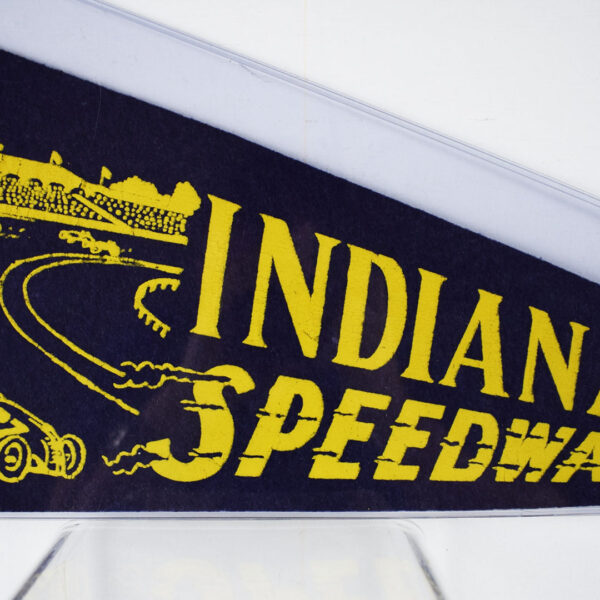 Original Indianapolis Motor Speedway Indy 500 Racing Pennant