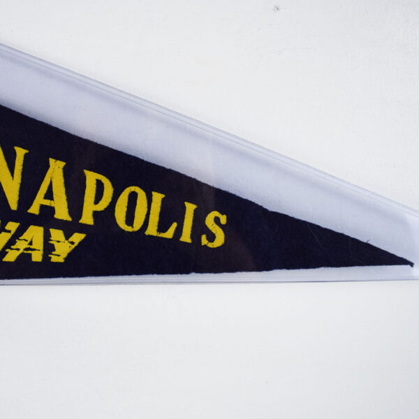 Original Indianapolis Motor Speedway Indy 500 Racing Pennant