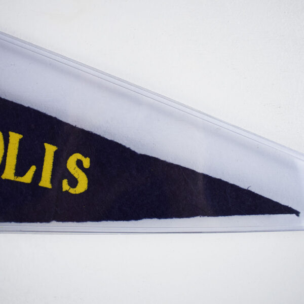 Original Indianapolis Motor Speedway Indy 500 Racing Pennant