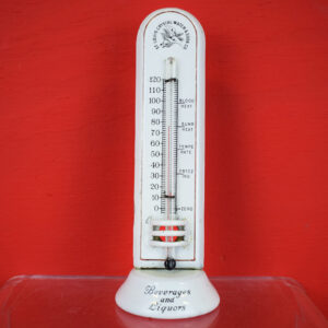 St. Louis Crystal Walter & Soda Co. Porcelain Thermometer