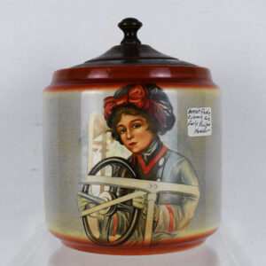 Harriet Quimby Early Aviation Humidor Warwick China
