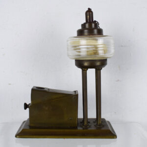 Executive Desk Cigar Cutter And Lighter Brass Finish