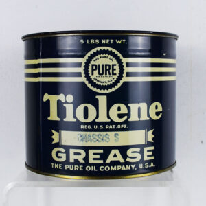 Tiolene Grease 5 Pound Unopened Grease Tin Pure Oil Company