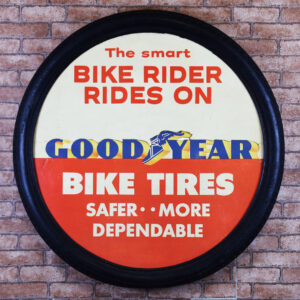 Goodyear Bike Tires Cardboard Tire Insert Sign With Tire