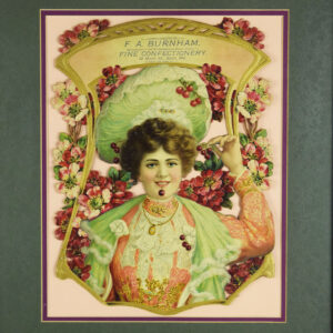 Vintage Sign Candy Confectionary Cincinnati Burnham