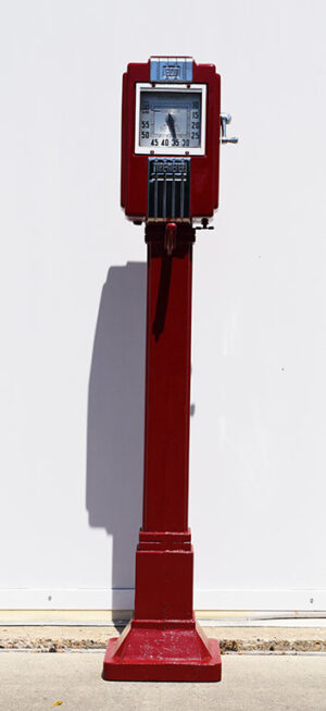 Eco Tire Meter Service Station Tire Air Pump Art Deco Era